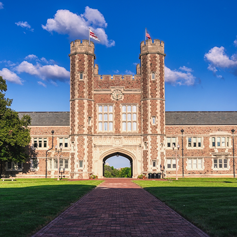 Outside view of university building